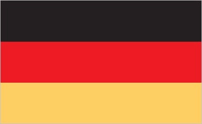 The German flag consists of three equal horizontal stripes of black, red, and gold (from top to bottom). These colors have served as symbols of German national unity, democratic values, and freedom throughout various periods of German history, representing a country that is open, democratic, and respected around the world.