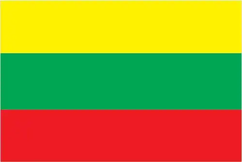 The flag of Lithuania is a simple yet meaningful horizontal tricolor of yellow, green, and red. It is a vibrant emblem of national heritage, independence, and cultural rebirth.