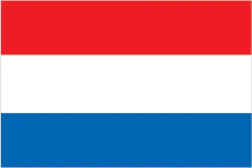 The national flag of the Netherlands is a horizontal tricolor of red, white, and cobalt blue. One of the oldest tricolors, its simple design represents Dutch heritage, maritime tradition, and national unity.