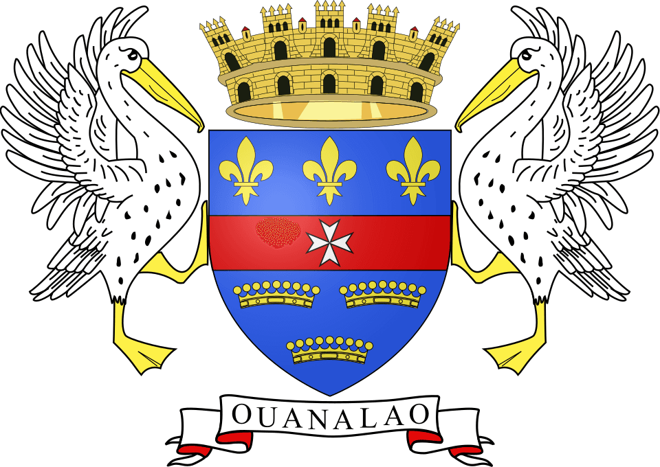 Saint Barthélemy, an overseas collectivité of France, officially flies the French national flag. Locally, a white banner bearing the island’s coat of arms—featuring lions and fleurs‑de‑lis—is frequently used in municipal and cultural contexts.