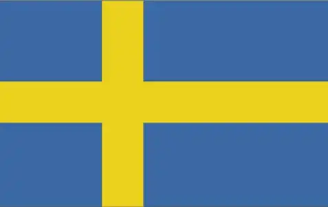 Sweden’s flag showcases a golden-yellow Scandinavian cross extending to the edges of a blue field—symbolizing long-standing Nordic heritage, unity, and historical Christian ties.