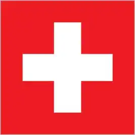 Switzerland’s flag is square and features a bold white equilateral cross centered on a red field—the only sovereign national flag that is square (except Vatican City). Its simplicity and shape reflect Switzerland’s historic neutrality and distinct identity.